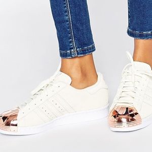 adidas superstars gold rose adidas superstars gold rose